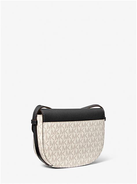 Reed Small Logo and Leather Crossbody Bag 